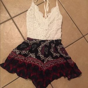 Lacey top romper
